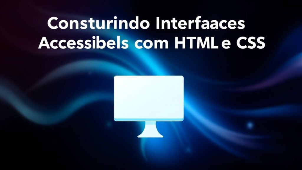 Construindo Interfaces Acessíveis com HTML e CSS