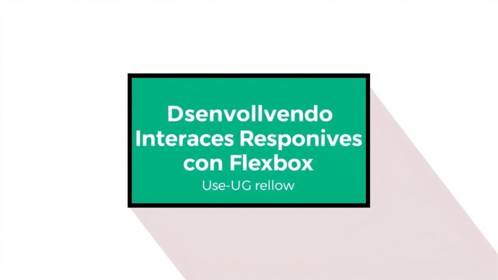 Desenvolvendo Interfaces Responsivas com Flexbox: Um Guia Prático