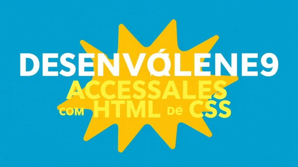 Desenvolvendo Interfaces Acessíveis com HTML e CSS