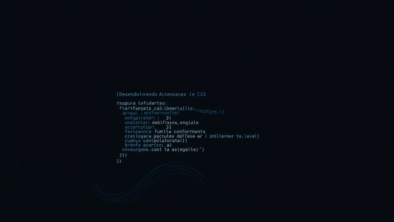 Desenvolvendo Interfaces Acessíveis com HTML e CSS