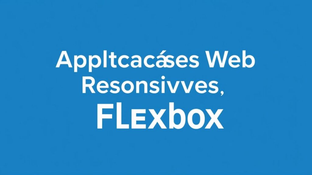 Construindo Aplicações Web Responsivas com Flexbox