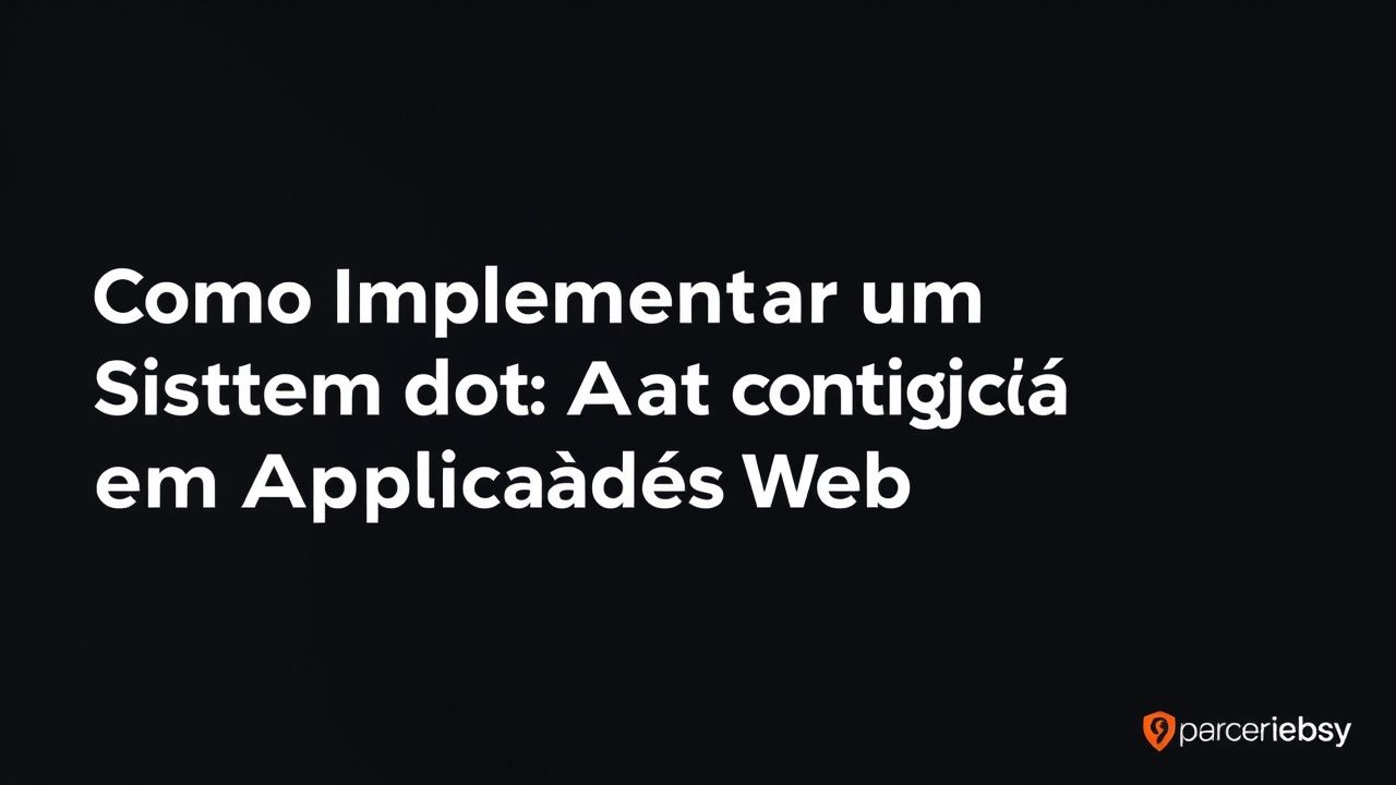Como Implementar um Sistema de Autenticação com JWT em Aplicações Web