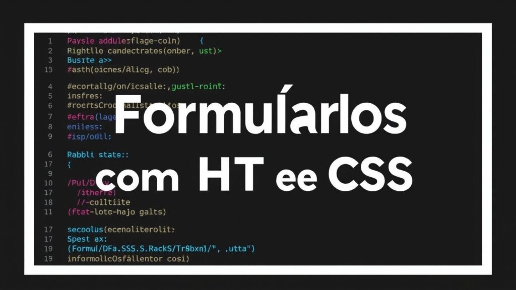 Construindo Formulários Responsivos com HTML e CSS: Um Guia Prático