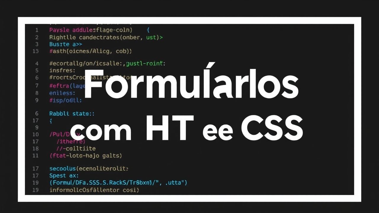 Construindo Formulários Responsivos com HTML e CSS: Um Guia Prático