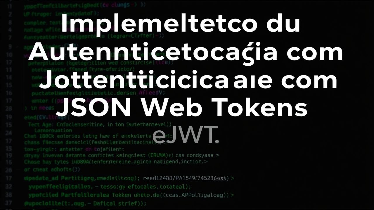Implementando um Sistema de Autenticação com JSON Web Tokens (JWT) em Node.js