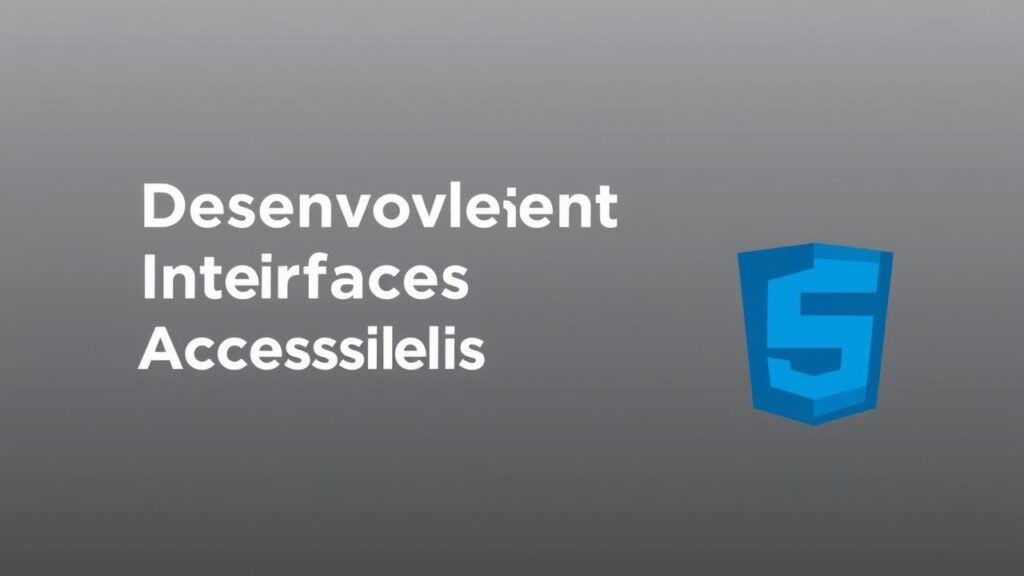 Desenvolvendo Interfaces Acessíveis com HTML e CSS