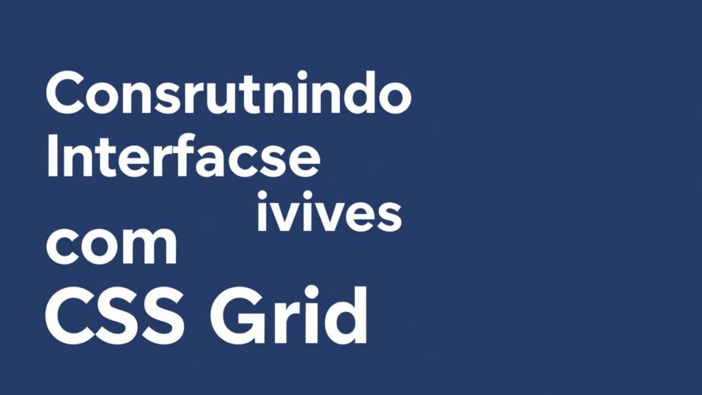 Construindo Interfaces Responsivas com CSS Grid