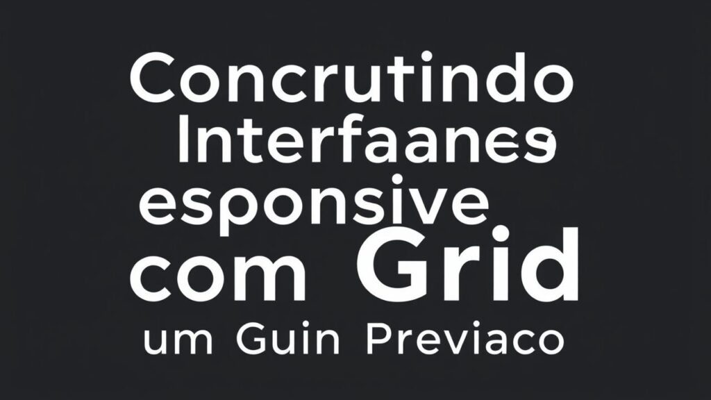 Construindo Interfaces Responsivas com CSS Grid: Um Guia Prático