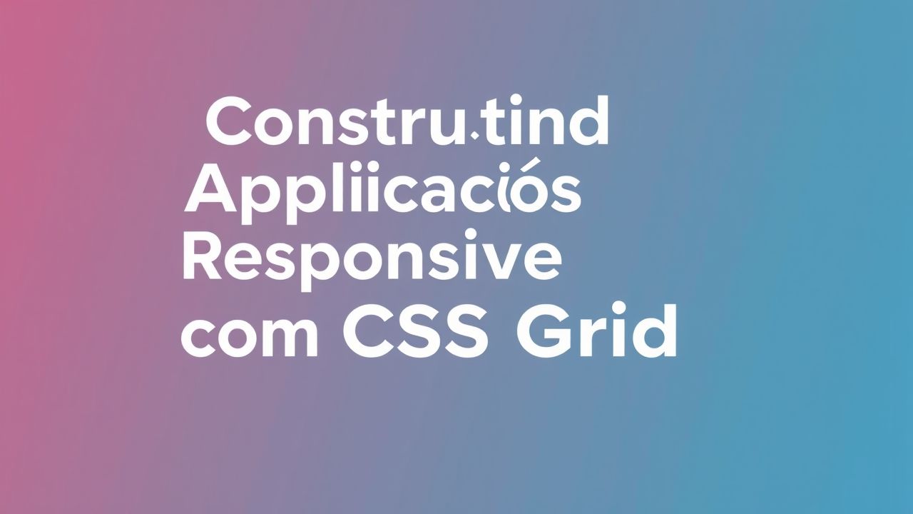 Construindo Aplicações Responsivas com CSS Grid