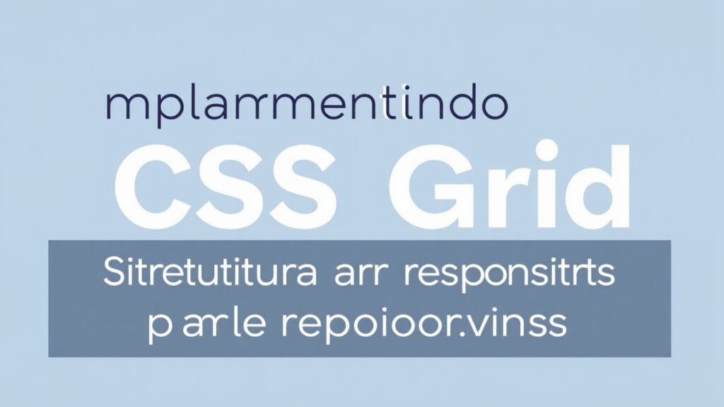 Implementando o CSS Grid: Estruturas Modernas para Layouts Responsivos