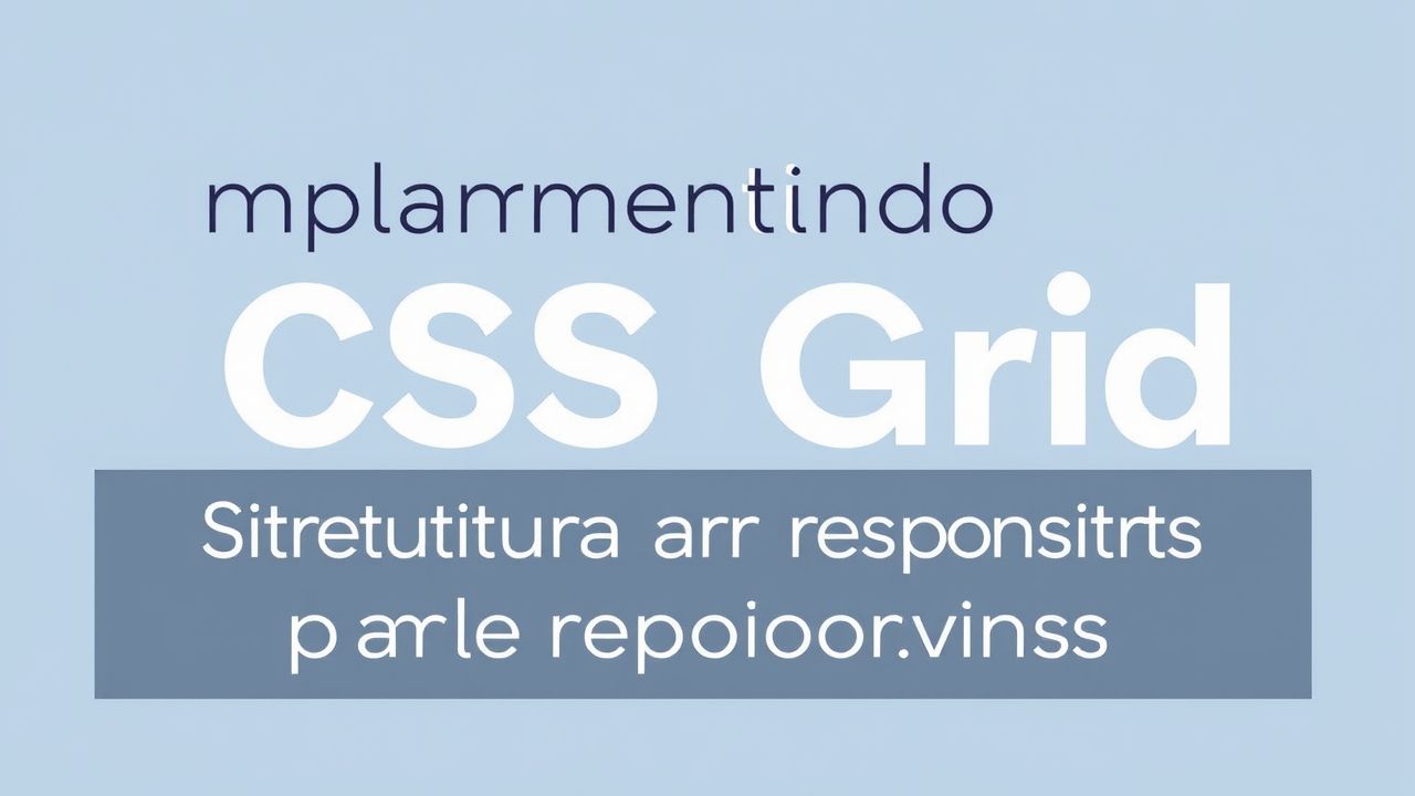 Implementando o CSS Grid: Estruturas Modernas para Layouts Responsivos