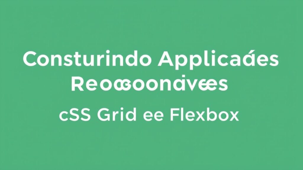 Construindo Aplicações Responsivas com CSS Grid e Flexbox
