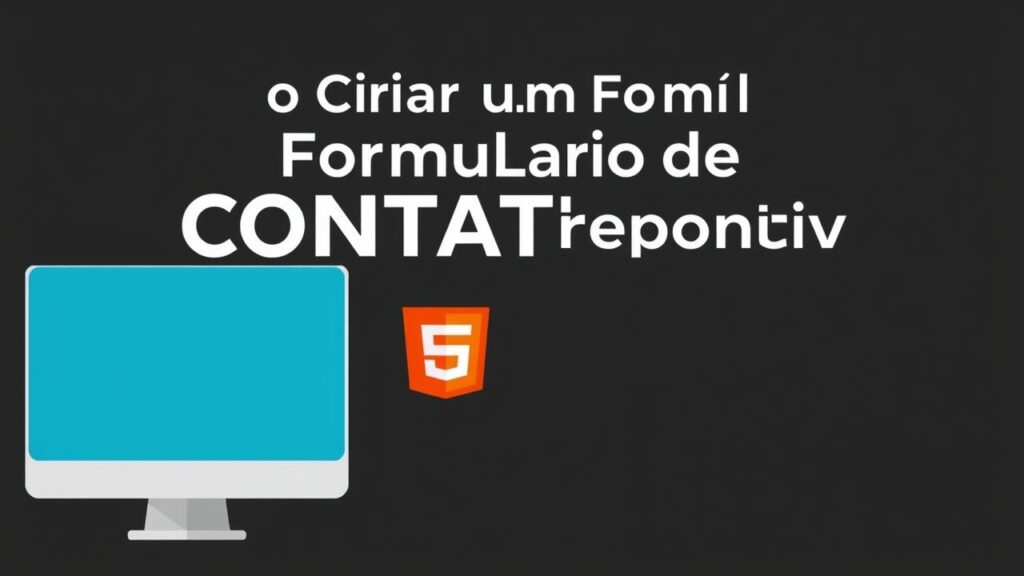 Como Criar um Formulário de Contato Responsivo com HTML e CSS