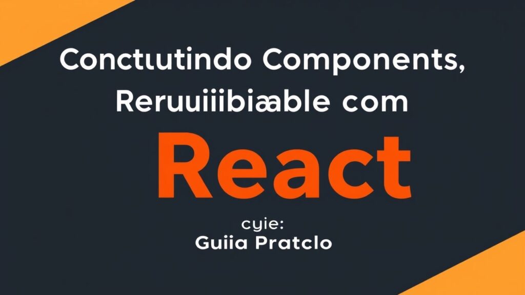 Construindo Componentes Reutilizáveis com React: Um Guia Prático