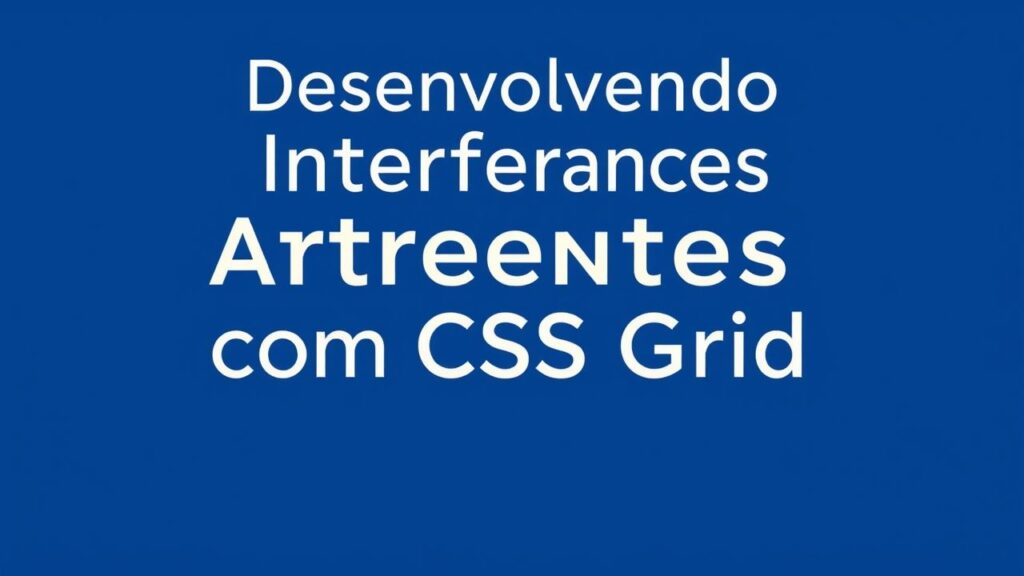 Desenvolvendo Interfaces Atraentes com CSS Grid: Um Guia Prático
