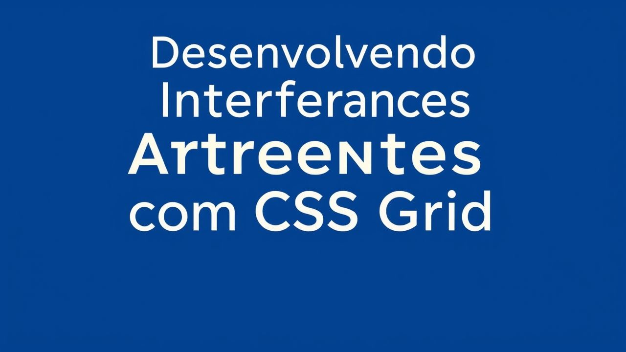 Desenvolvendo Interfaces Atraentes com CSS Grid: Um Guia Prático