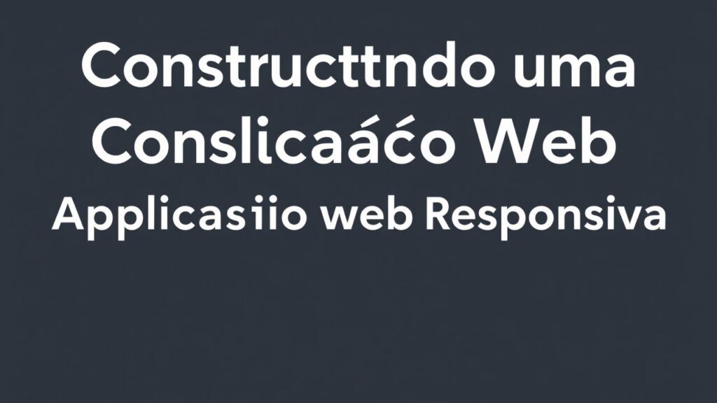 Construindo uma Aplicação Web Responsiva com Flexbox