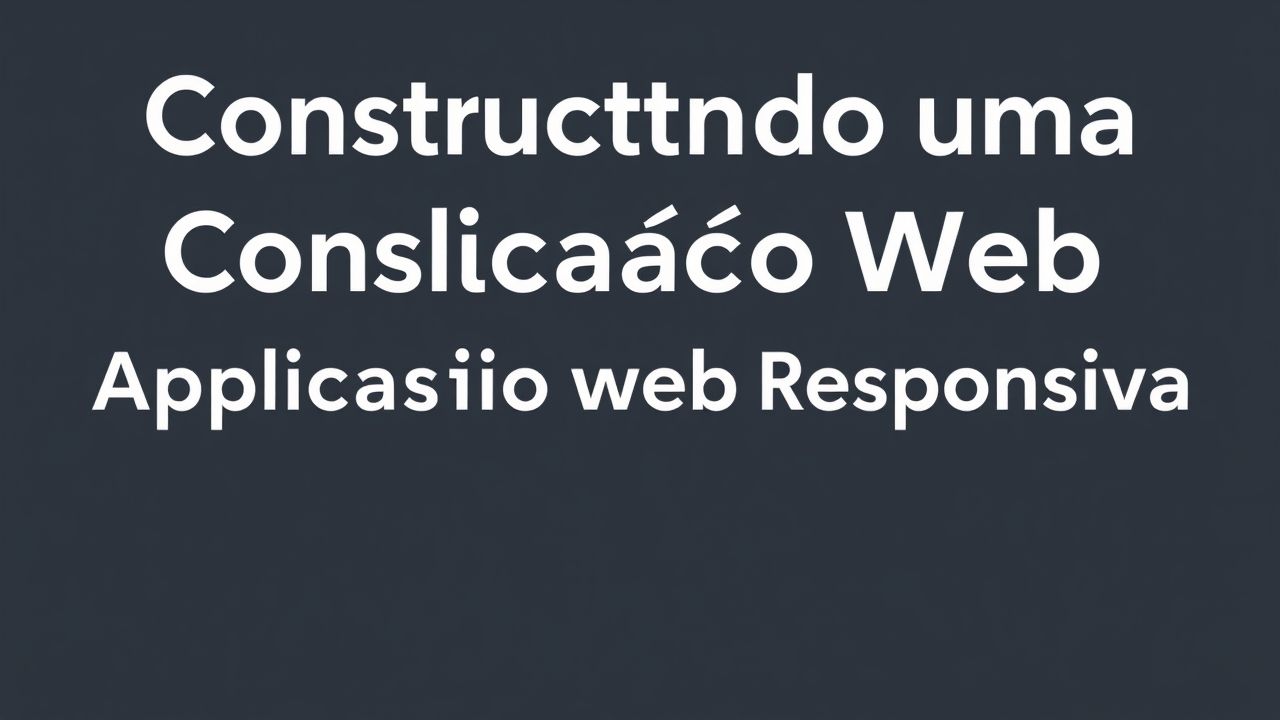 Construindo uma Aplicação Web Responsiva com Flexbox