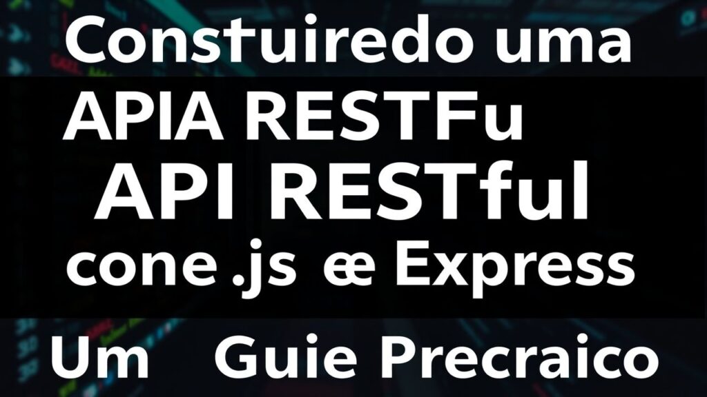 Construindo uma API RESTful com Node.js e Express: Um Guia Prático