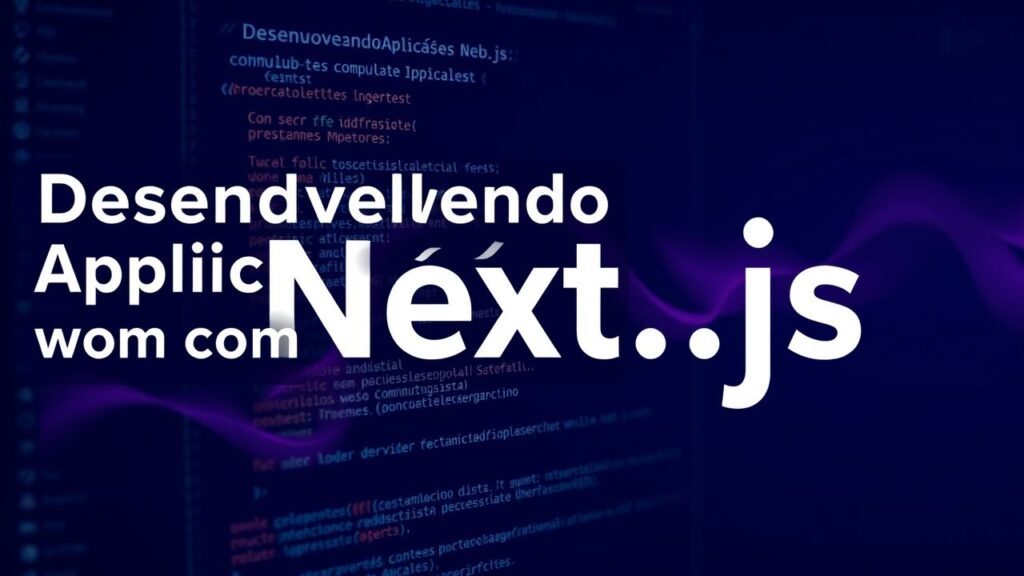 Desenvolvendo Aplicações Web com Next.js: Um Guia Prático para Iniciantes