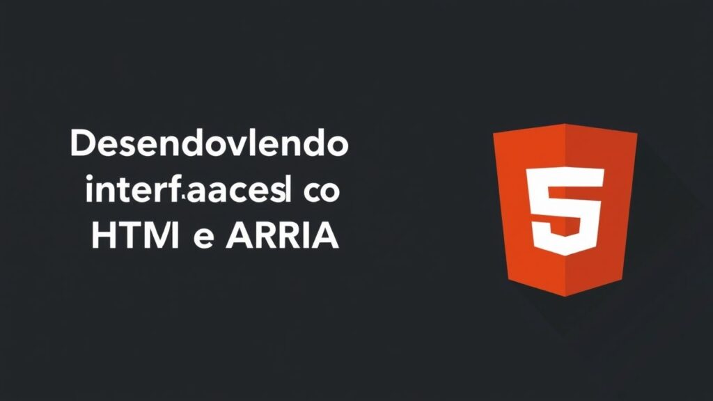 Desenvolvendo Interfaces Acessíveis com HTML e ARIA