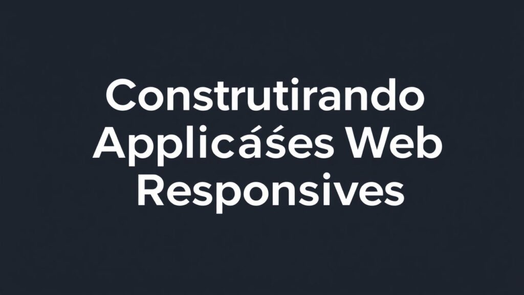 Construindo Aplicações Web Responsivas com CSS Flexbox