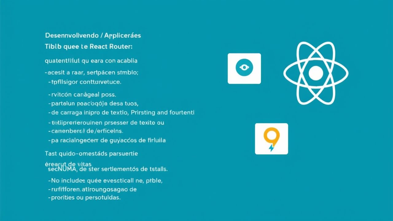 Desenvolvendo Aplicações Web com React Router: Navegação Eficiente em Aplicações Single Page