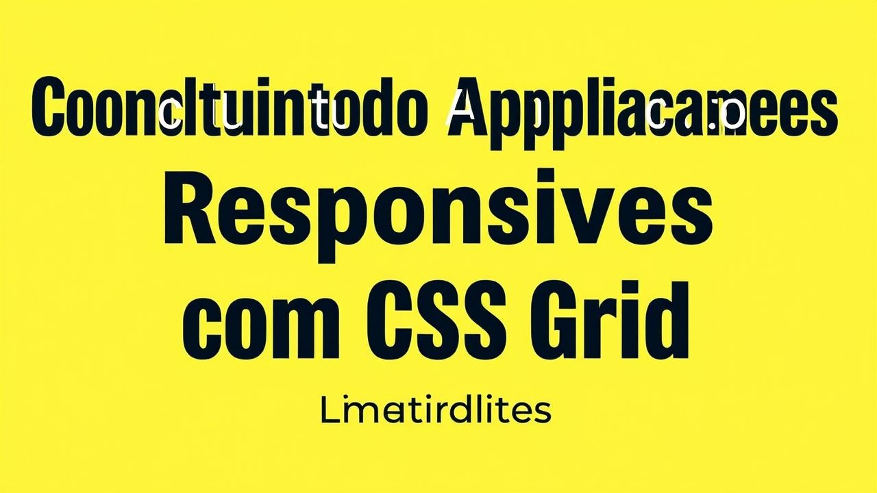Construindo Aplicações Responsivas com CSS Grid: Um Guia Prático