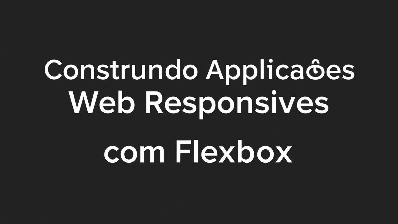 Construindo Aplicações Web Responsivas com Flexbox