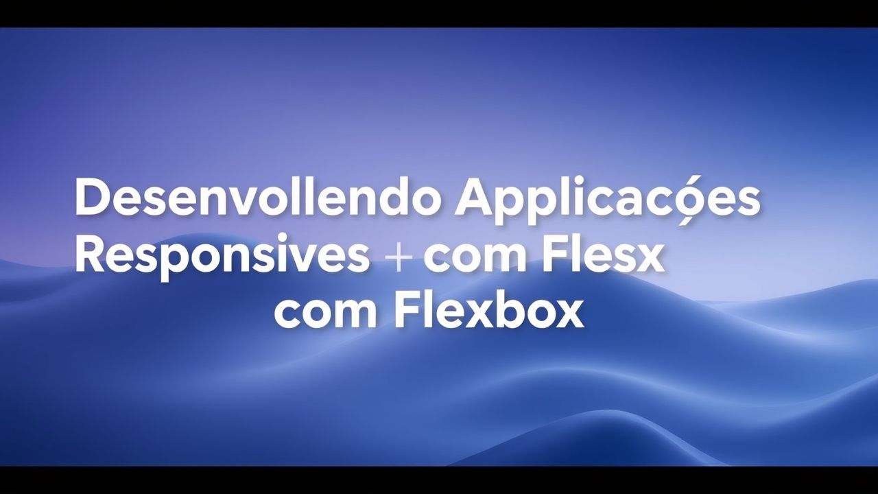 Desenvolvendo Aplicações Responsivas com Flexbox