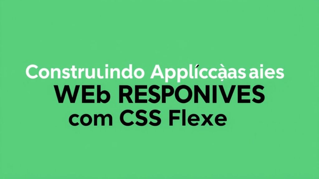 Construindo Aplicações Web Responsivas com CSS Flexbox
