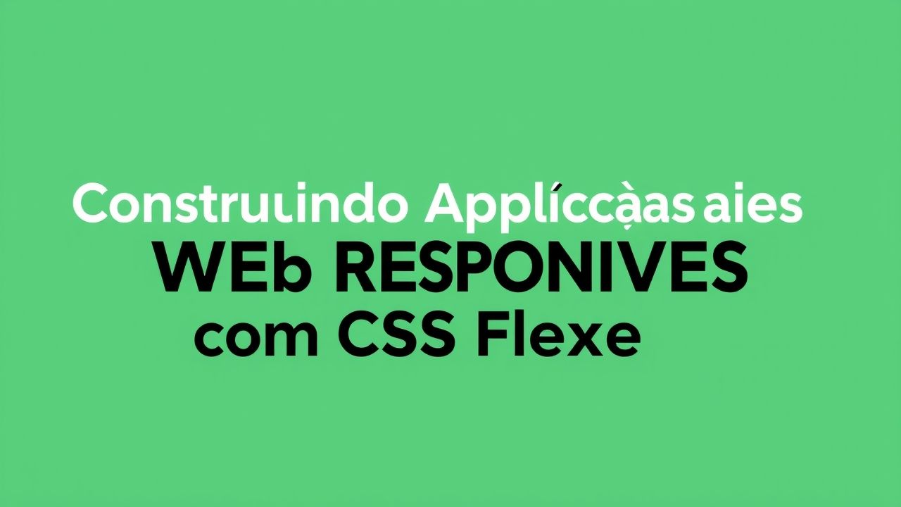 Construindo Aplicações Web Responsivas com CSS Flexbox