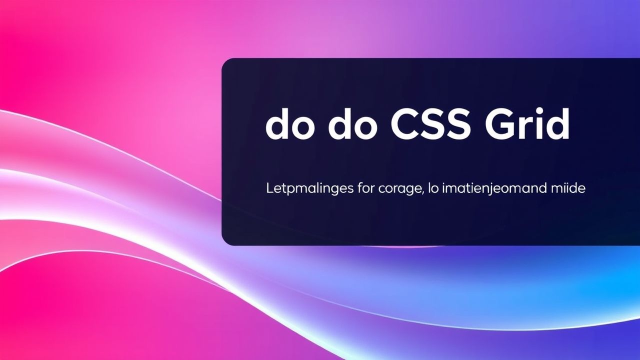 O Poder do CSS Grid: Criando Layouts Modernos e Responsivos