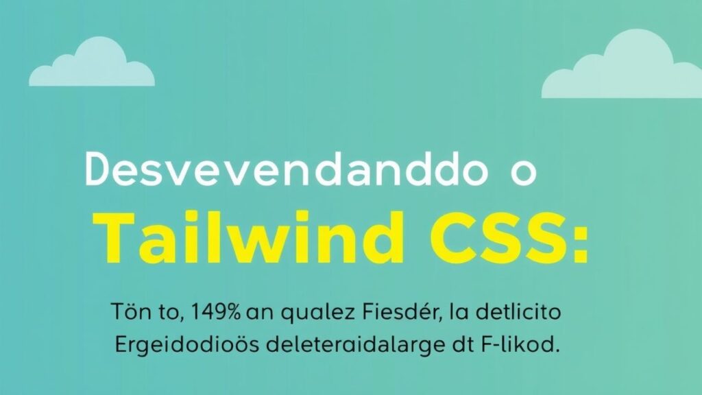 Desvendando o Tailwind CSS: Um Guia Prático para Estilização Rápida e Eficiente