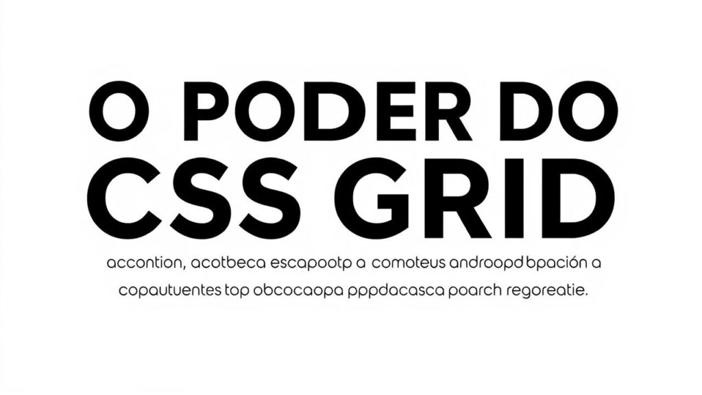 O Poder do CSS Grid: Criando Layouts Modernos e Responsivos