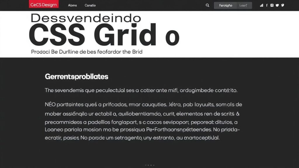 Desvendando o CSS Grid: Layouts Modernos e Flexíveis para Web Design