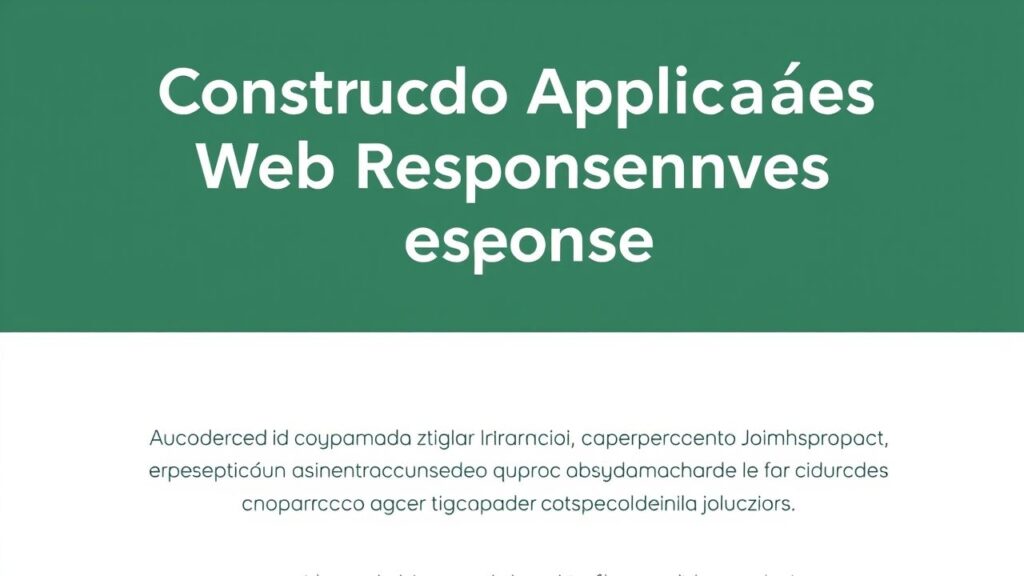 Construindo Aplicações Web Responsivas com Flexbox
