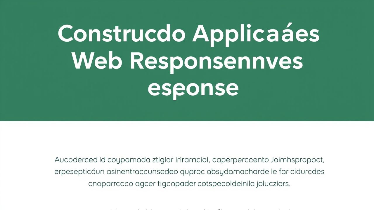 Construindo Aplicações Web Responsivas com Flexbox
