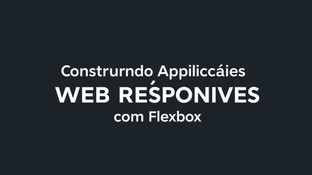 Construindo Aplicações Web Responsivas com Flexbox