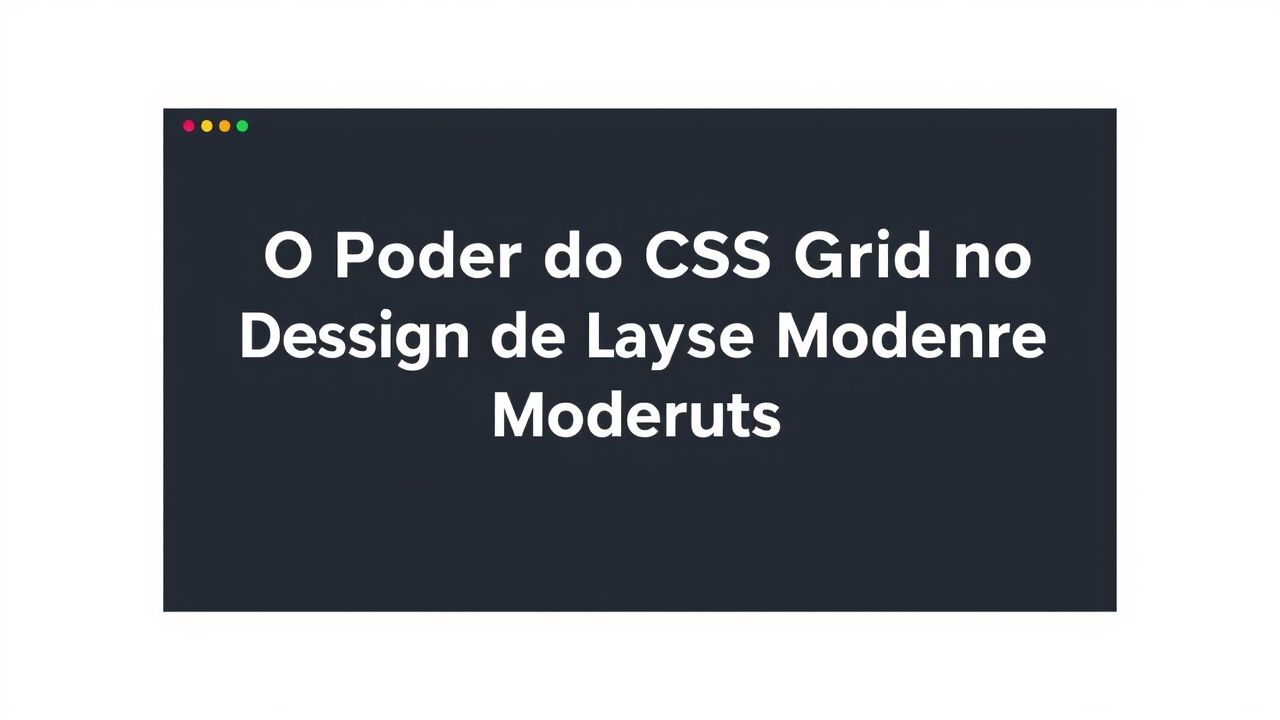O Poder do CSS Grid no Design de Layouts Modernos