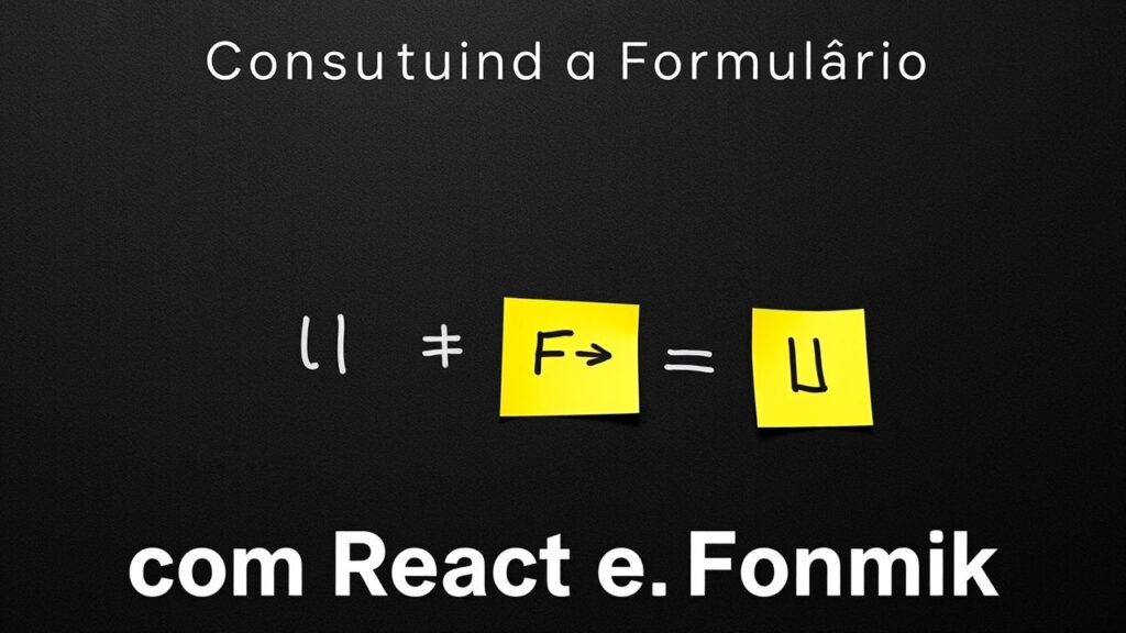 Construindo um Formulário Dinâmico com React e Formik