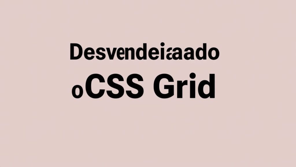 Desvendando o CSS Grid: Layouts Modernos com Facilidade