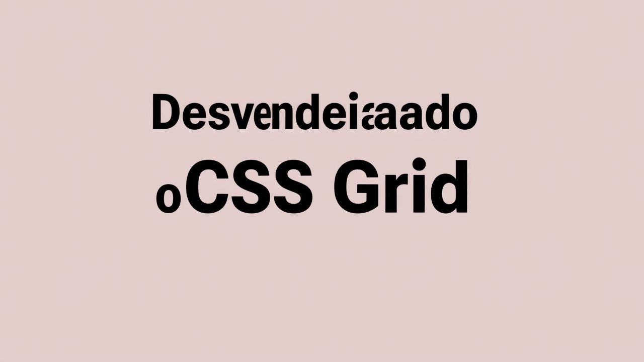 Desvendando o CSS Grid: Layouts Modernos com Facilidade