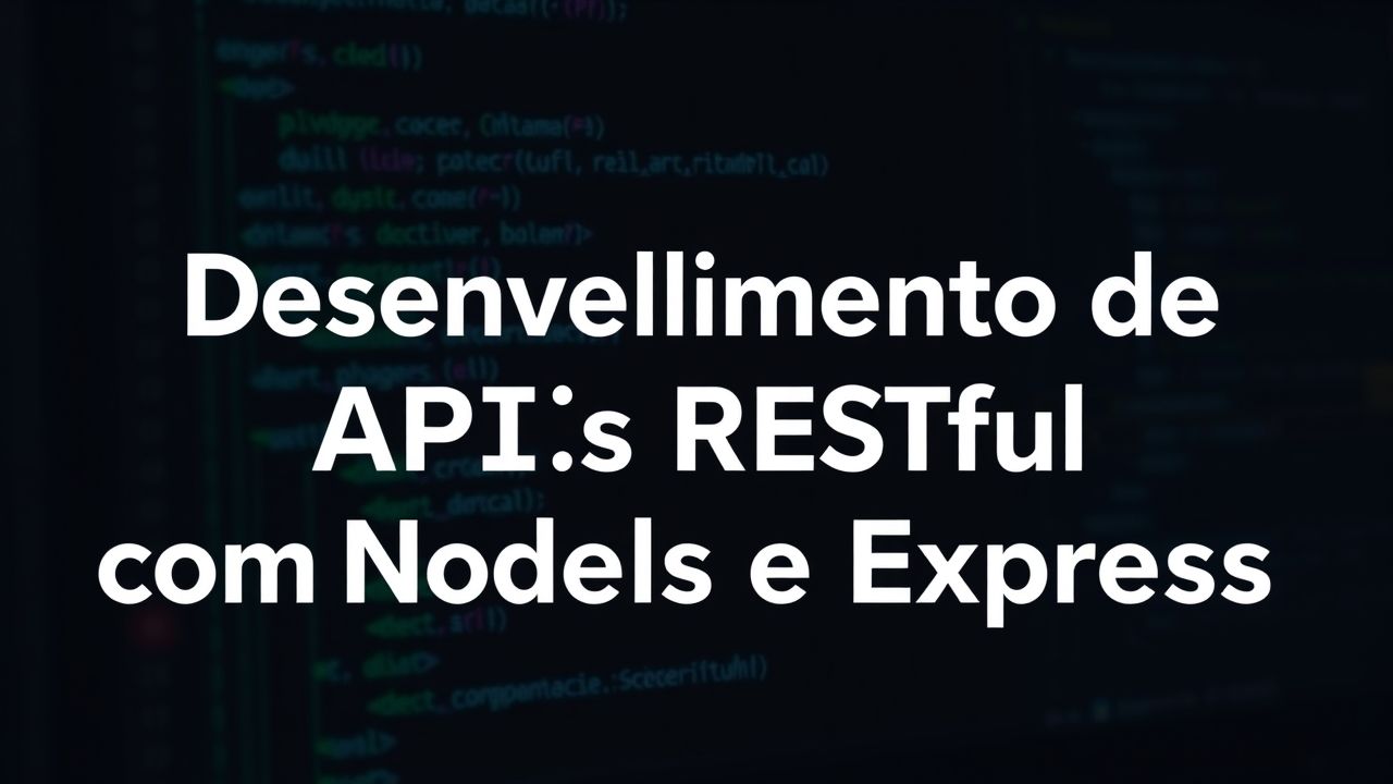 Desenvolvimento de APIs RESTful com Node.js e Express