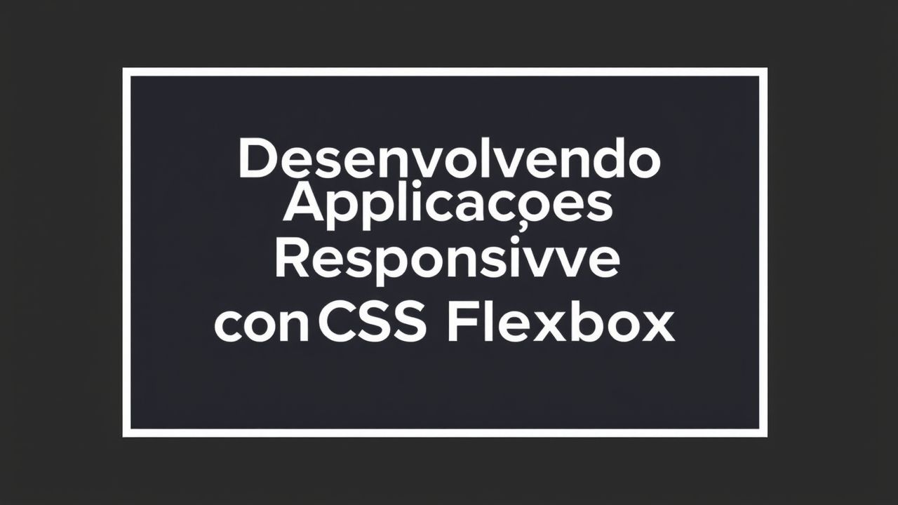 Desenvolvendo Aplicações Responsivas com CSS Flexbox