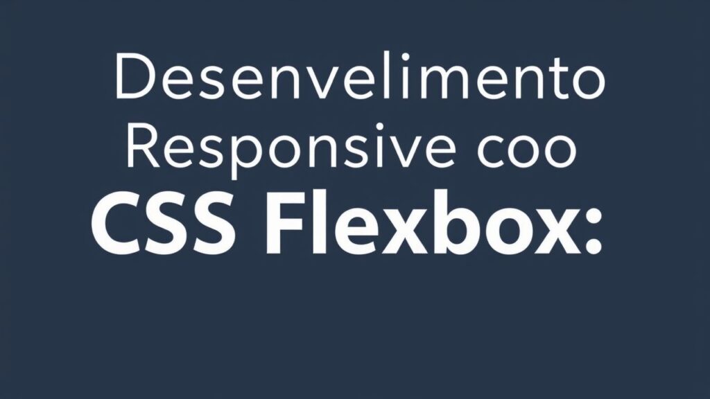Desenvolvimento Responsivo com CSS Flexbox: Um Guia Prático
