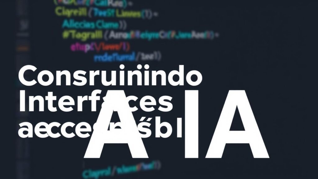 Construindo Interfaces Acessíveis com ARIA