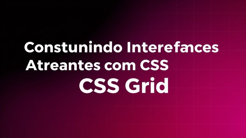 Construindo Interfaces Atraentes com CSS Grid