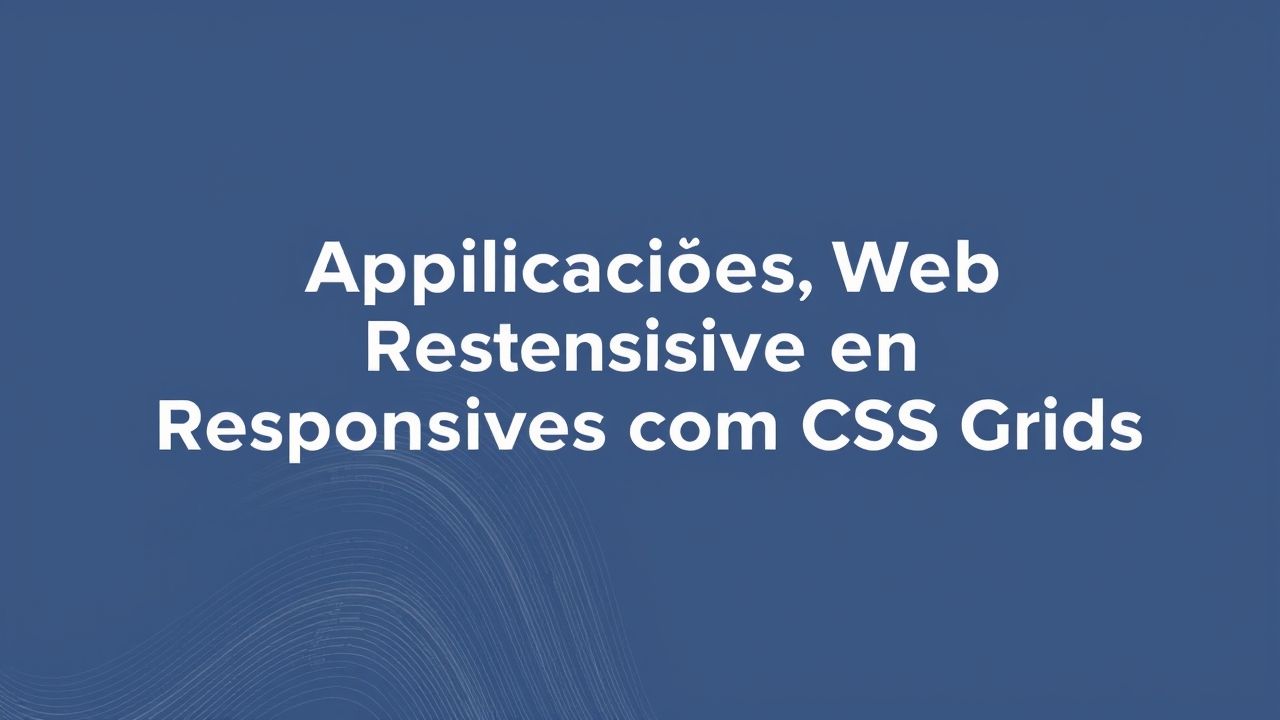 Desenvolvendo Aplicações Web Responsivas com CSS Grid