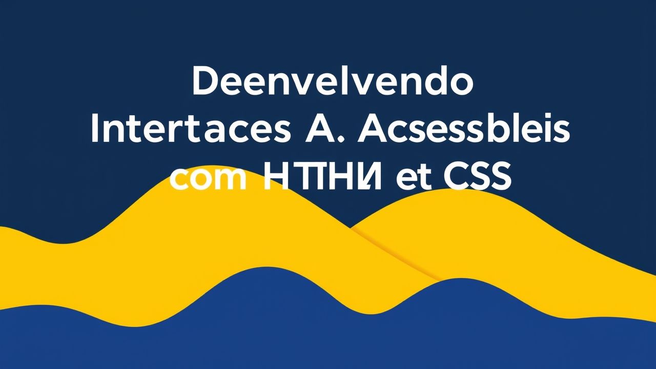 Desenvolvendo Interfaces Acessíveis com HTML e CSS